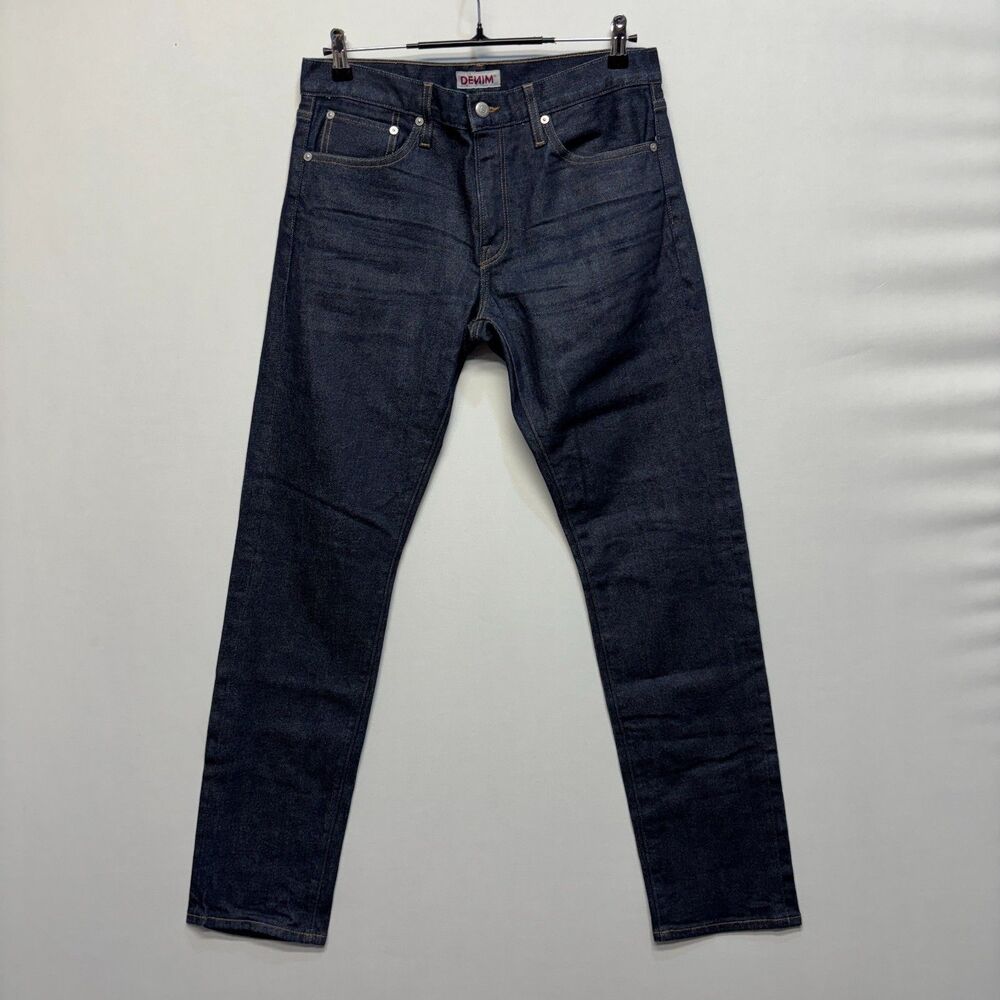 SMN Denim Men The Hunter Standard Slim Jeans Size 32 Blue Denim C099 -6